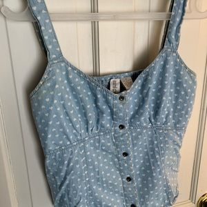 Nordstrom Mimi Chica Corset Crop Top